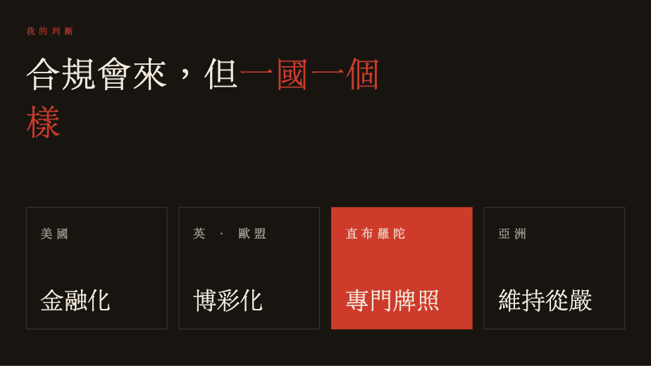 預測市場合規一國一個樣：四地區四種模式